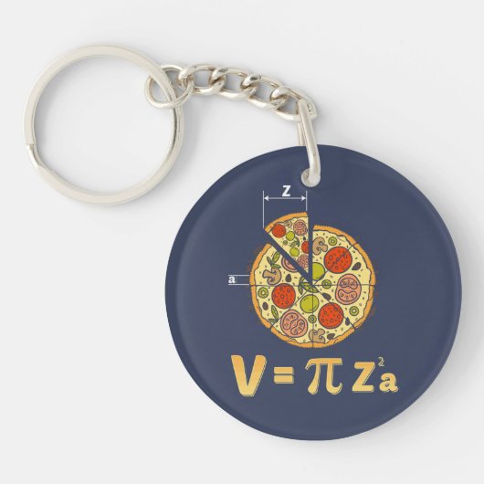 円周率の日 数学マニア 314 面白い キーホルダー (正面)