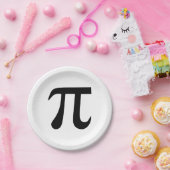 円周率の記号 ペーパープレート (パーティー)