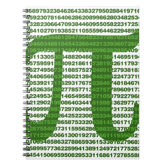 円周率日3.14 ノートブック (正面)