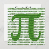 円周率日3.14 招待状 (正面/裏面)