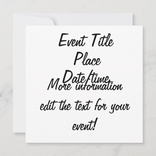 円周率日3.14 招待状 (裏面)