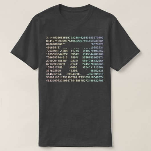 円周率日3 Tシャツ (デザイン正面)