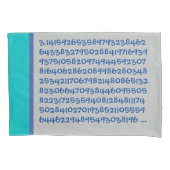 円周率200桁(青) 枕カバー (正面)