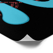 円周率3.141無限大ギーク ポスター (角)