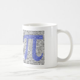 円周率3.14(小数点以下100桁まで) コーヒーマグカップ