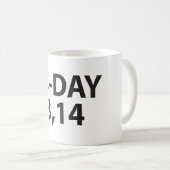 円周率（円周率の日） コーヒーマグカップ (正面右)