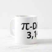 円周率（円周率の日） コーヒーマグカップ (正面左)