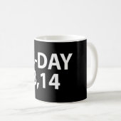 円周率（円周率の日） コーヒーマグカップ (正面右)