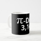 円周率（円周率の日） コーヒーマグカップ (正面左)
