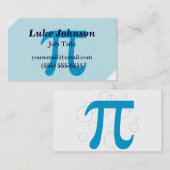 円周率 名刺 (正面/裏面)