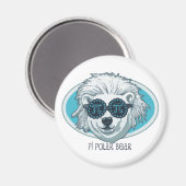 円周率（極熊） マグネット (正面/裏面)