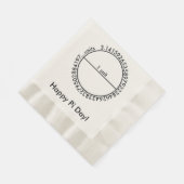 円周率 縁ありランチョンナプキン (角)