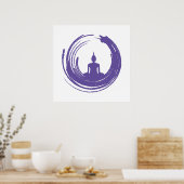 円宗仏禅の精神性 ポスター (キッチン)