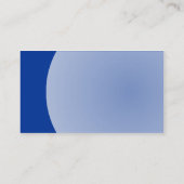 円弧デザイン – 濃い青 名刺 (裏面)