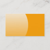 円弧 – オレンジ 名刺 (裏面)