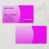 円弧 – マゼンタ 名刺 (正面/裏面)