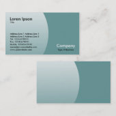 円弧 – 海緑 名刺 (正面/裏面)
