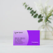 円弧 – 紫 名刺 (スタンド正面)