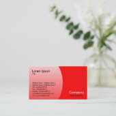 円弧 – 赤 名刺 (スタンド正面)