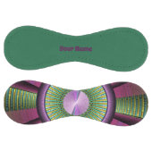 円形およびカラフル装飾モダンフラクタル名 ソフトボール (パネル)