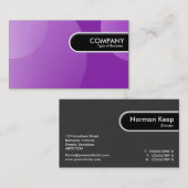 円形にされた端のラベル-泡雲 名刺 (正面/裏面)