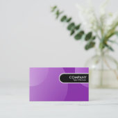 円形にされた端のラベル-泡雲 名刺 (スタンド正面)