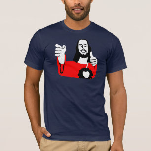 円形になる相棒イエス・キリスト Tシャツ