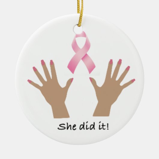 円形のオーナメント セラミックオーナメント (正面)