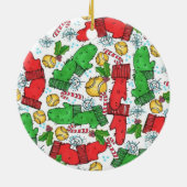 円形のオーナメント、テニスのマントルピース2011年 セラミックオーナメント (裏面)