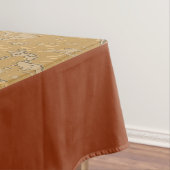 円形のカシは集りを去ります テーブルクロス (インサイチュ)