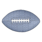 円形のシームレスパターン アメリカンフットボール (正面)