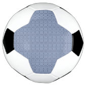円形のシームレスパターン サッカーボール (回転)