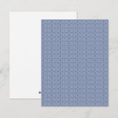 円形のシームレスパターン シーズンカード (正面/裏面)