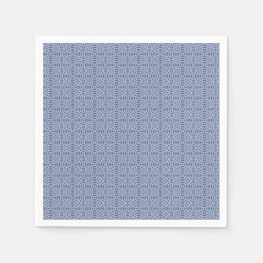 円形のシームレスパターン スタンダードカクテルナプキン (正面)