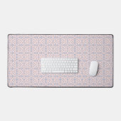 円形のシームレスパターン デスクマット (キーボード&マウス)