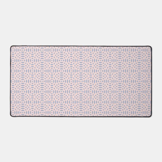 円形のシームレスパターン デスクマット (正面)