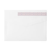 円形のシームレスパターン ラップアラウンドラベル (裏面)