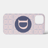 円形のシームレスパターン Case-Mate iPhoneケース (裏面 (横))