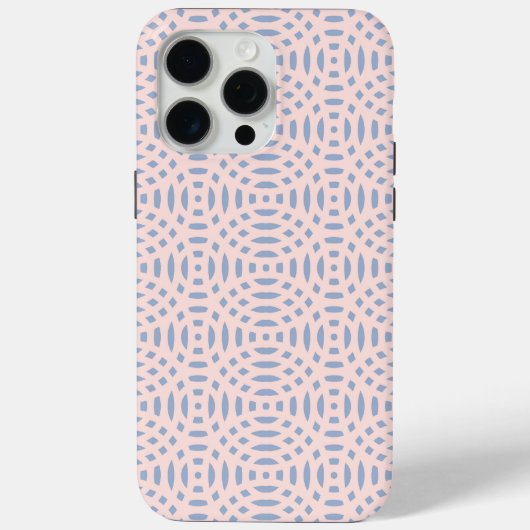 円形のシームレスパターン Case-Mate iPhoneケース (裏面)