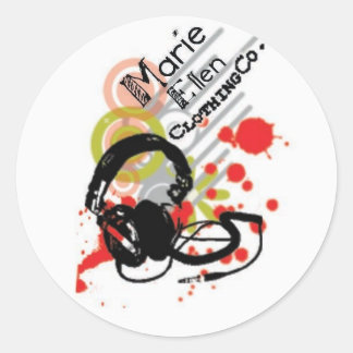 円形のステッカー ラウンドシール