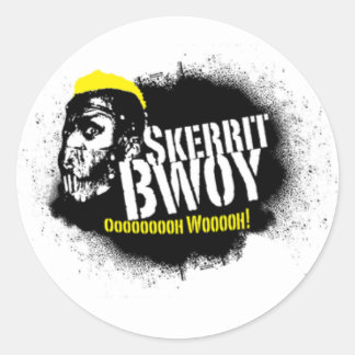 円形のステッカー ラウンドシール