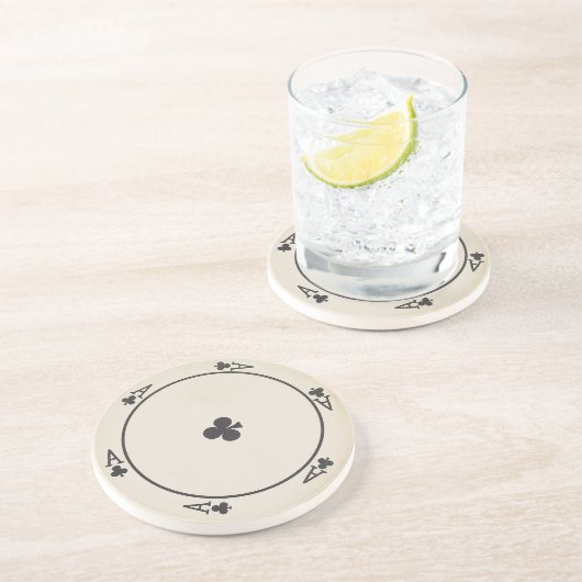 円形のトランプのコースター コースター (側面)