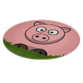 円形のブタ カッティングボード (角)