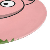 円形のブタ カッティングボード (角)