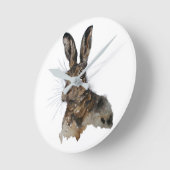 円形の中型の柱時計のノウサギ ラウンド壁時計 (傾斜)