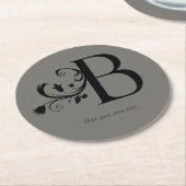 円形の使い捨て可能なコースター ラウンドペーパーコースター (アングル)