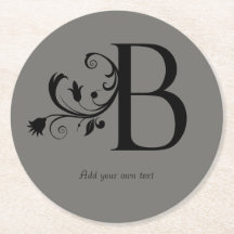 円形の使い捨て可能なコースター