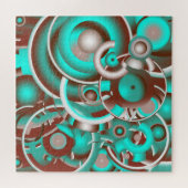 円形の天体の同心円 ジグソーパズル (横)