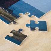 円形の島の灯台 ジグソーパズル (側面)