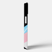 円形の微笑のトランス・ジェンダーの旗 Case-Mate iPhoneケース (裏面 / 右)